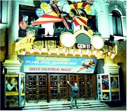 Rob outside the London Palladium